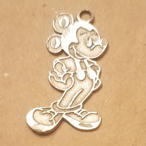 Mickey Mouse Silver Pendant / Charm - Picture 8 of 8